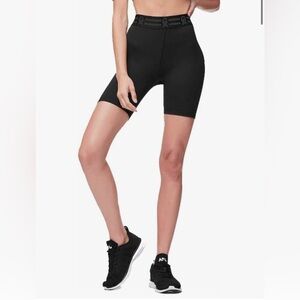 NWT, Good American Women's Icon High Waist Bike Shorts. Size: 1